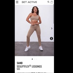 Side medium Setactive sculptflex leggings!